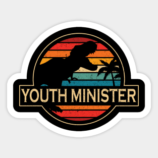 Youth Minister Dinosaur Sticker